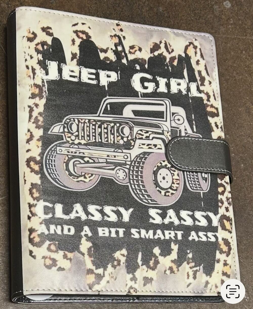 Jeep Girls size A5 Binder w/ stationery paper